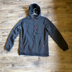 Gray Hooded Men's Sweater